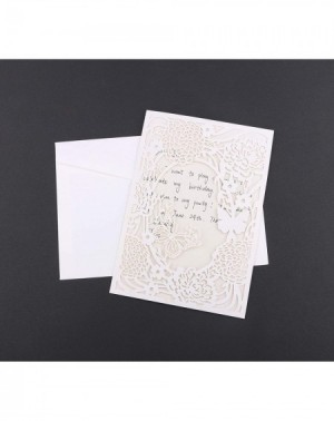 Invitations Invitation Cards with Envelope Pack of 20- Laser Cut Invitations for Wedding Engagement Brial Baby Shower Busines...