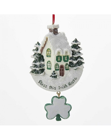 Ornaments bless This Irish House" With Dangle Shamrock Ornament - CR184S8TAR9 $10.67