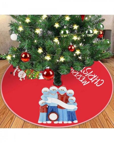 Tree Skirts Christmas Tree Skirt Christmas Tree Decorations Christmas Family Ornament Diameter 90cm - S - CD19L3N4ZT9 $31.48