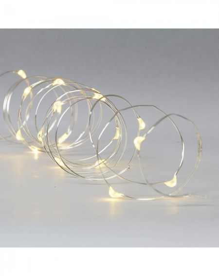 Outdoor String Lights B/O 100 Led Wire Lights with Timer-Waterproof - C21867KKSSY $10.82