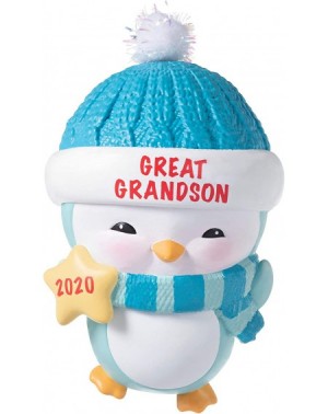 Ornaments Christmas Ornament 2020 Year-Dated- Great-Grandson Penguin - Great Grandson - CW195XZKSRH $19.45