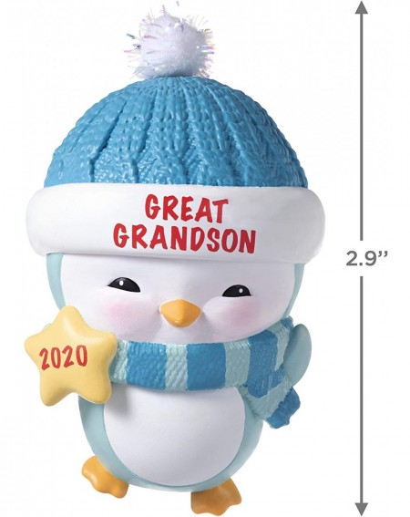Ornaments Christmas Ornament 2020 Year-Dated- Great-Grandson Penguin - Great Grandson - CW195XZKSRH $19.45