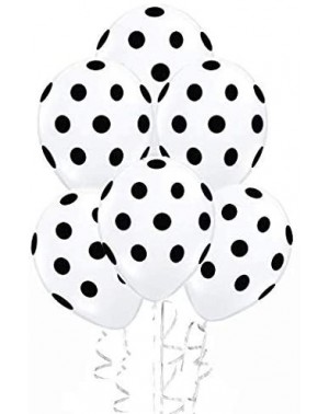 Balloons 50 Pcs 12" Latex Balloons- White Polka Dot Balloons for Brithday Balloon Wedding Balloon decoration - CW18RXXZXG5 $1...