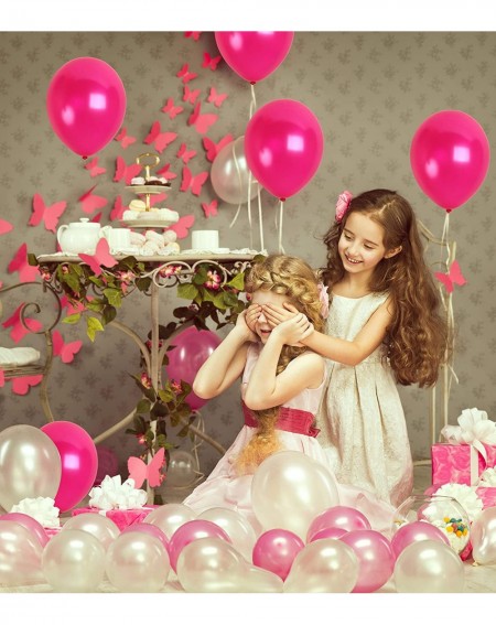 Balloons Metallic Magenta Hot Pink Balloons 36 Pack Premium Latex 12 Inch for Sweet 16 Birthday Engagement Wedding Bridal and...