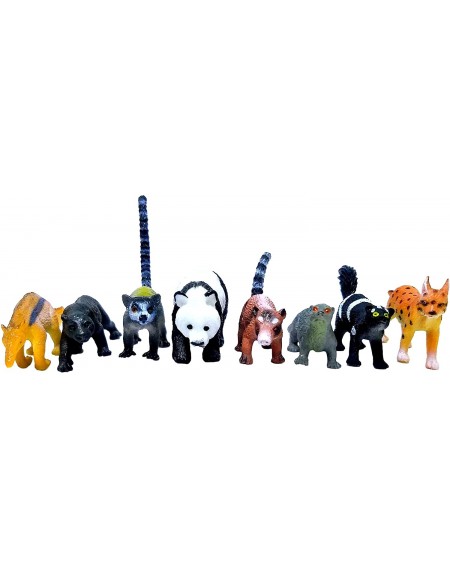 Party Favors Mini Safari Jungle Rain forest Animals Play Set- Assorted Creatures- 30 ct (2 sets of 15)- Kids Miniature Party ...