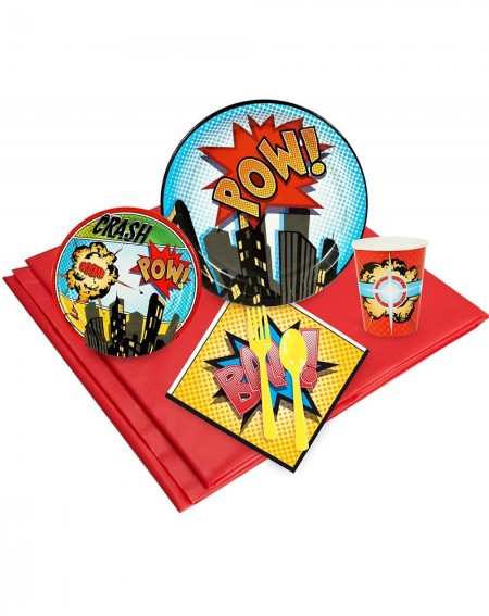 Party Packs Superhero Comics Party Supplies - Party Pack for 16 - CI127PZIGD7 $23.26