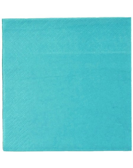 Cocktail Napkins - 200-Pack Disposable Paper Napkins- 2-Ply- Teal Green- 5 x 5 Inches Folded - C2180CCTTM3
