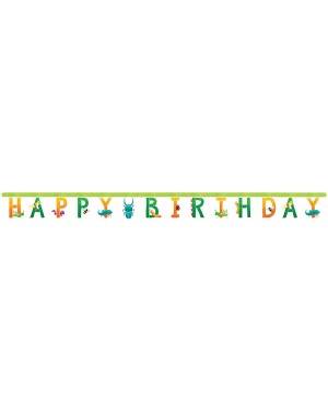 Banners & Garlands Birthday Bugs Banner- 1 ct- Multicolor- 7" x 120 - C31959G3IQK $8.53