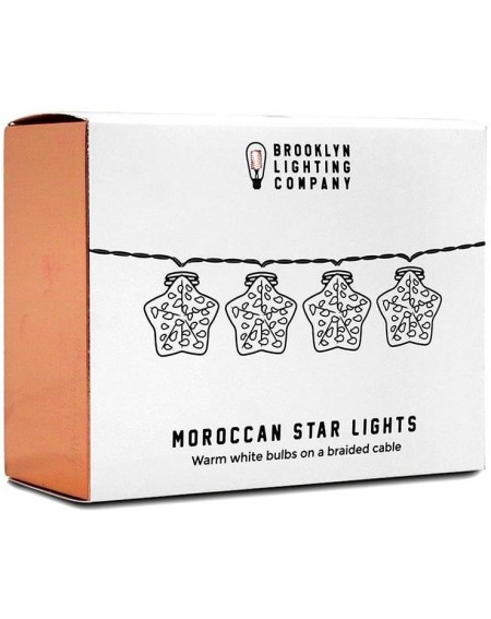 Indoor String Lights Moroccan 20 LED Star String Lights- Decorative String Lights- Battery Operated String Lights- Party Deco...