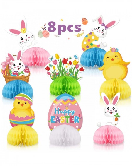Centerpieces Happy Easter Centerpiece Bunny Egg Party Table Decoration Chicken Rabbit Honeycomb Birthday Home Spring Supplies...