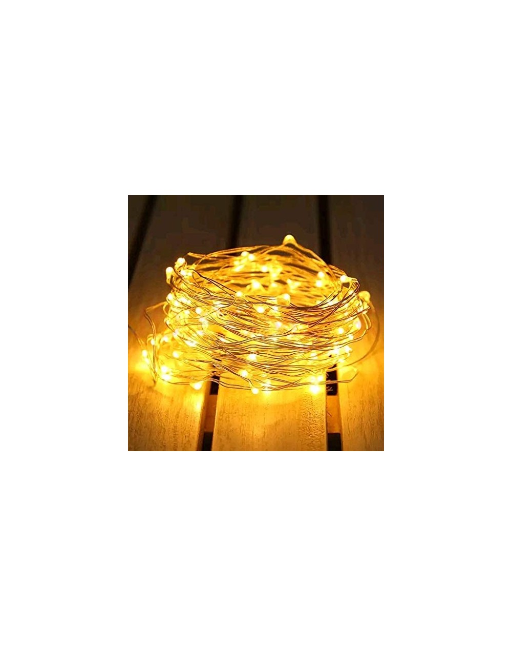 Indoor String Lights 4Pcs Battery Operated Fairy String Lights-10ft/3m 30 LEDs Mini Bulb- Super Bright Starry Light for Weddi...