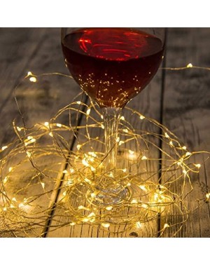 Indoor String Lights 4Pcs Battery Operated Fairy String Lights-10ft/3m 30 LEDs Mini Bulb- Super Bright Starry Light for Weddi...