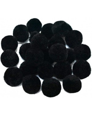 Tissue Pom Poms Pom Poms Ball for Craft and Hobby DIY Decoration (Black Color- 25 Pieces) - Black - CC18ILHOH9R $9.51