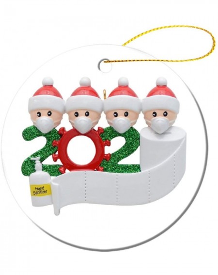 Ornaments Christmas Ornaments 2020 Quarantine Survivor Family Customized Christmas Decorating Kits Creative Gift for Family- ...