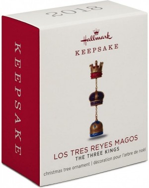 Ornaments Christmas Ornament 2018 Year Dated- The Three Kings Gifts- Metal - Three Kings - C81803GWDNU $19.53