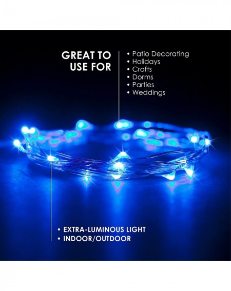 Indoor String Lights 30 LEDs Lights Indoor and Outdoor 9.5 FEET String Lights- Fairy Lights Battery Powered for Patio- Bedroo...