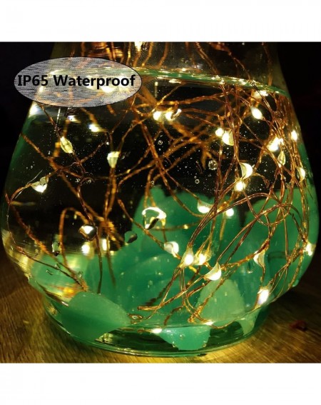 Outdoor String Lights Solar String Lights 72ft 22m 200 LEDs Waterproof Decorative Copper Wire String Lights for Party- Patio-...