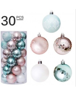 Ornaments 30 Pack Christmas Ball Ornaments Shatterproof Xmas Tree Hanging Balls Decorations Perfect for Holiday Wedding Chris...