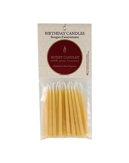 Birthday Candles 100% Pure Beeswax Birthday Candles Bundle (3 Packs of 20- Royal- Natural and Pastel Colors- 3 Inch Tall) - C...