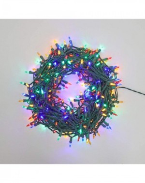 Indoor String Lights 300lt Multi Colored LED Smooth Mini Set Light String - C818XD28O00 $26.76