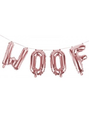 Balloons Dog Birthday Party Supplies- WOOF Letter Balloons-Paw Print Balloons Pet Birthday Hat Happy Birthday Banner for Dog ...