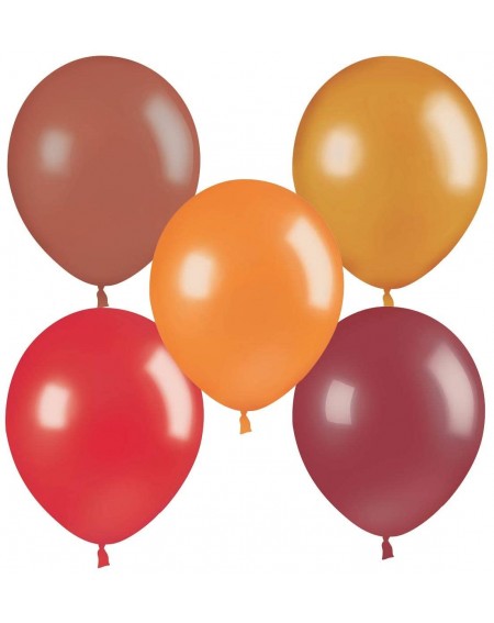 Balloons Fall Colors Metallic Latex Balloons- Pack of 50 - Autumn Metallic - CY18L8YQ4NK $57.71