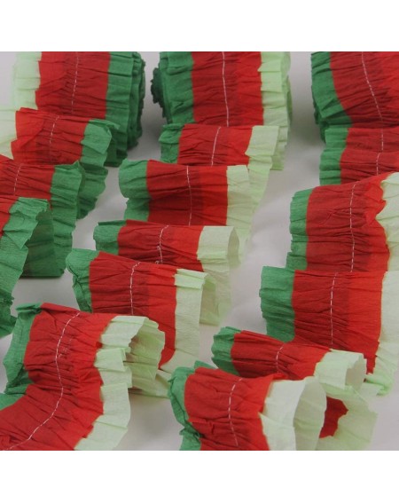 Streamers Christmas Colors Paper Streamers for Christmas Day Party Decorations- Birthday Supplies and Baby Bridal Shower (Red...