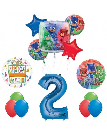 Balloons The Ultimate PJ MASKS 2nd Birthday Party Supplies and Balloon decorations - CV17AZQAG33 $35.35