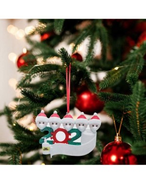 Ornaments Christmas Iron Ornament with Ma$k- Personalized Quarantine 2020 Survivor Family Customized Creative Gift Christmas ...