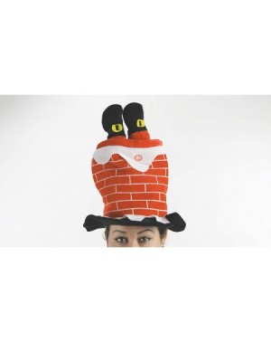Hats Plushible Dancing Christmas Decorations - Animated Christmas Hat with Music - Holiday Decor (Chimney) - Chimney - CM18AR...