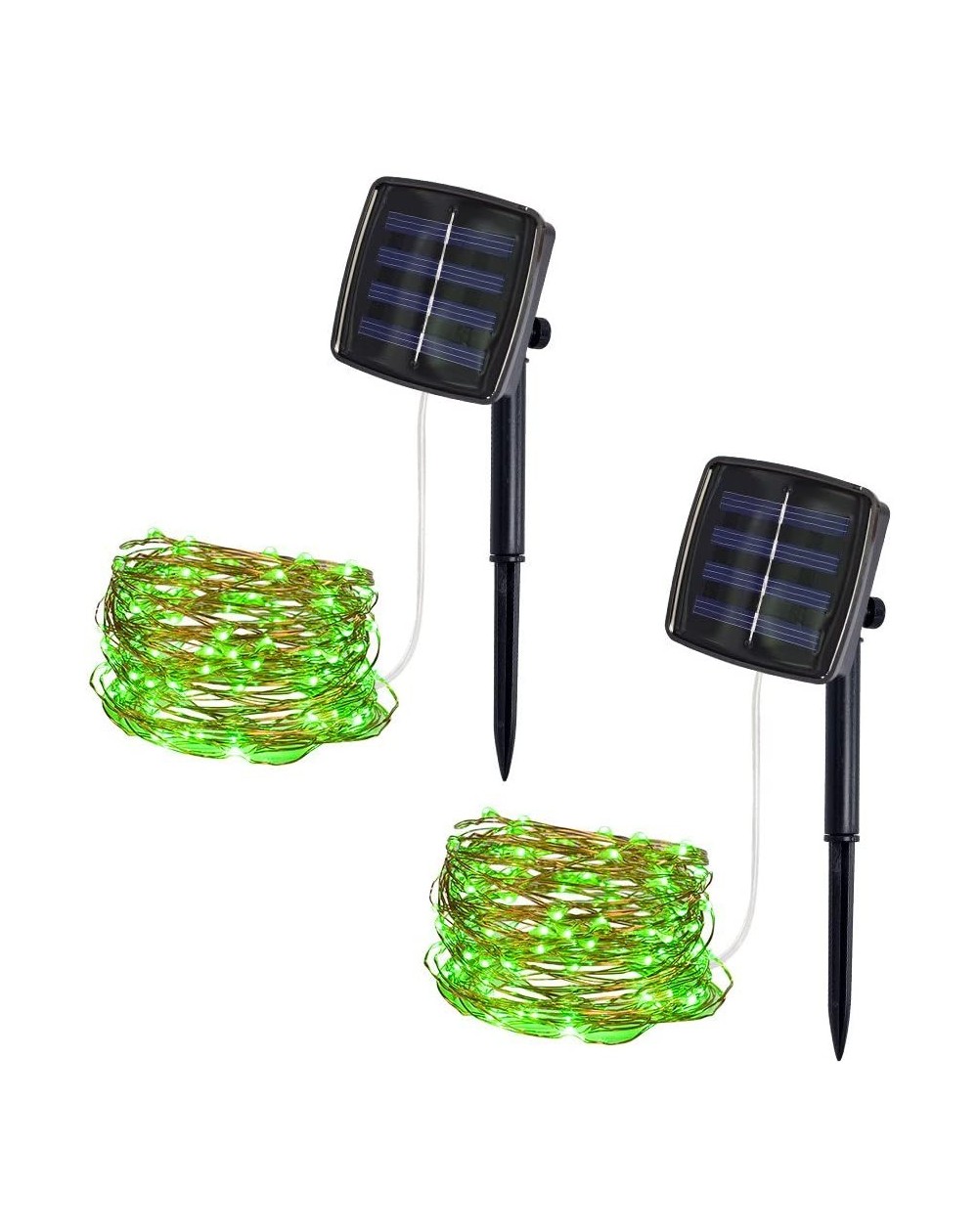 Outdoor String Lights Solar String Lights-5M 50 LED Copper Wire Lights- Fairy Lights-Solar String Lights Outdoor Waterproof S...