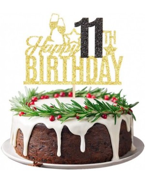 Cake & Cupcake Toppers Happy 11th Birthday Cake Topper - Eleven-year-old Cake Topper- Kid's 11th Birthday Cake Decoration- 11...