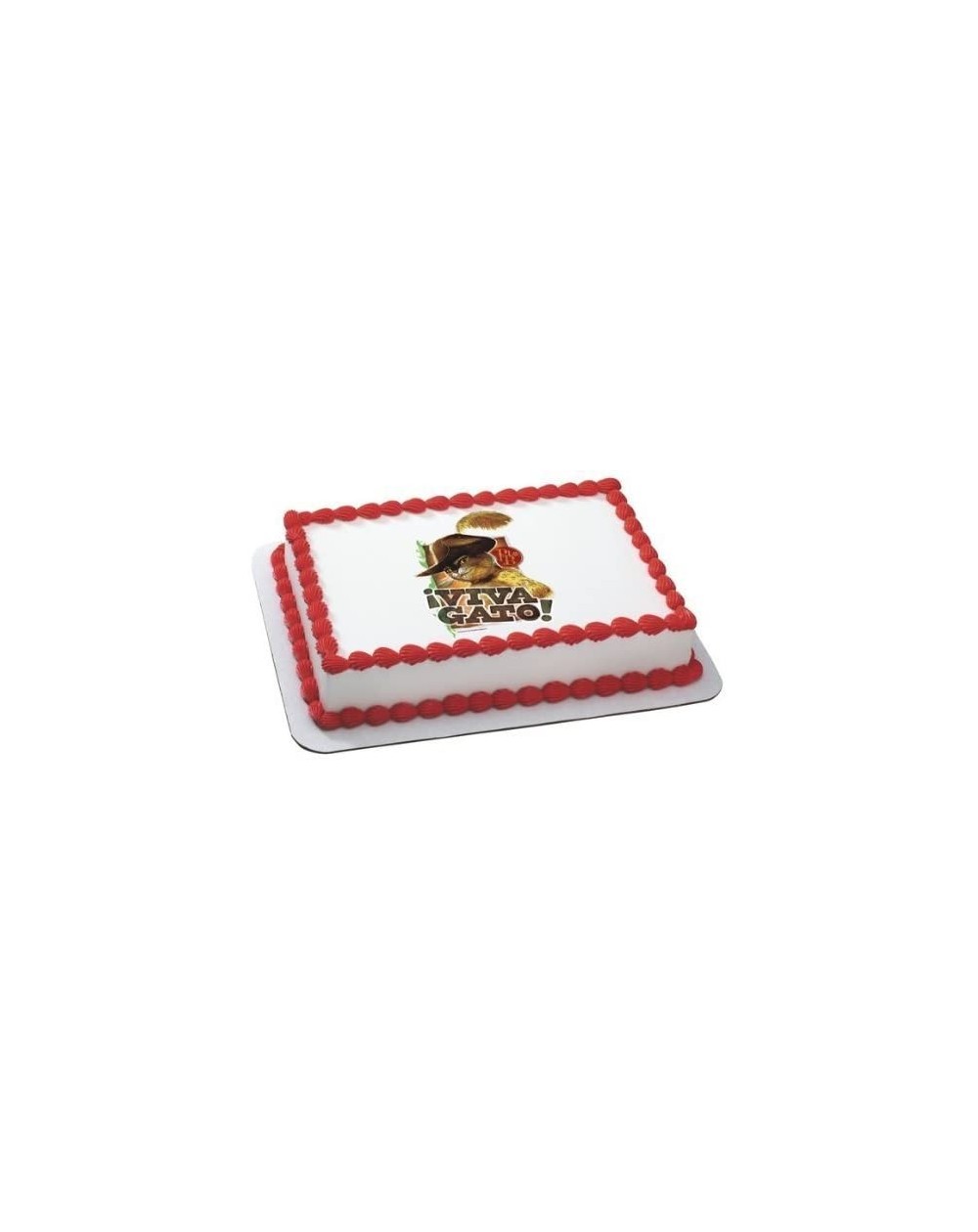Cake & Cupcake Toppers Puss in Boots Birthday Party Edible Image Cake Topper - CW1171NL5ZZ $12.65
