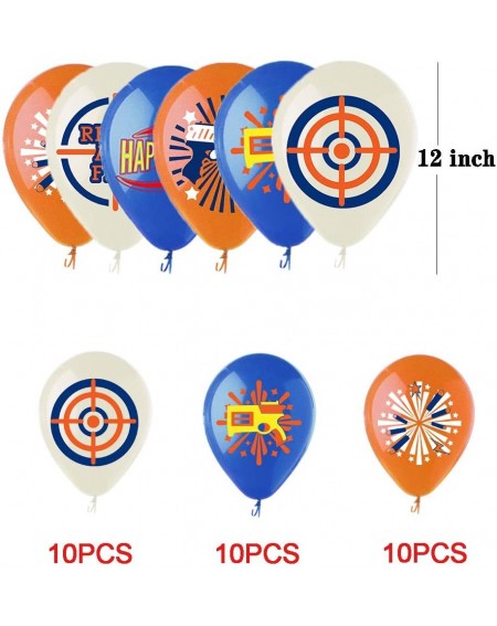 Balloons Dart War Party Supplies Balloons-Gun Picks Target Birthday Bullet War Party Decoration - 30 Pack - CE19CQEQZ96 $14.57