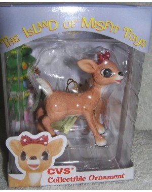Ornaments 1999 CVS Limited Edition Clarice Reindeer Christmas Ornament from Rudolph and the Island of Misfit Toys - CF11B8N80...