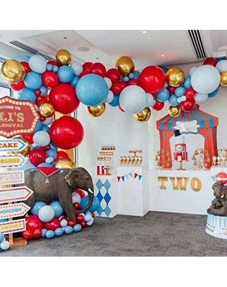 Balloons 140pcs DIY Balloons Garland with 18/12/10/5 Inch Red Blue Gold Balloons for Birthday Party Baby Shower Weeding Party...