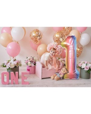 Balloons 40 Inch Pastel Number Balloon- Foil Balloons Numbers 9- Rainbow Number 9 Balloon for Birthday Party Decoration Suppl...