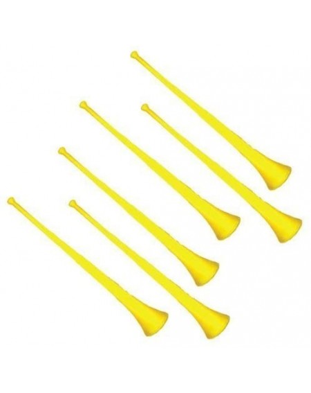 Noisemakers South African Style Collapsible Stadium Horn Yellow (Pack of 6) - C9115AHLQBV $69.11