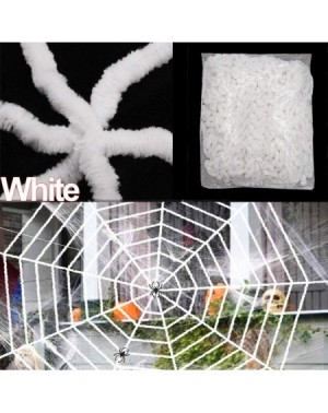 Party Favors 2 Pack Halloween Spiders Web Decoration- 12 Ft Large Round Spider Web Black + White Scary Fake Cobweb Party Supp...