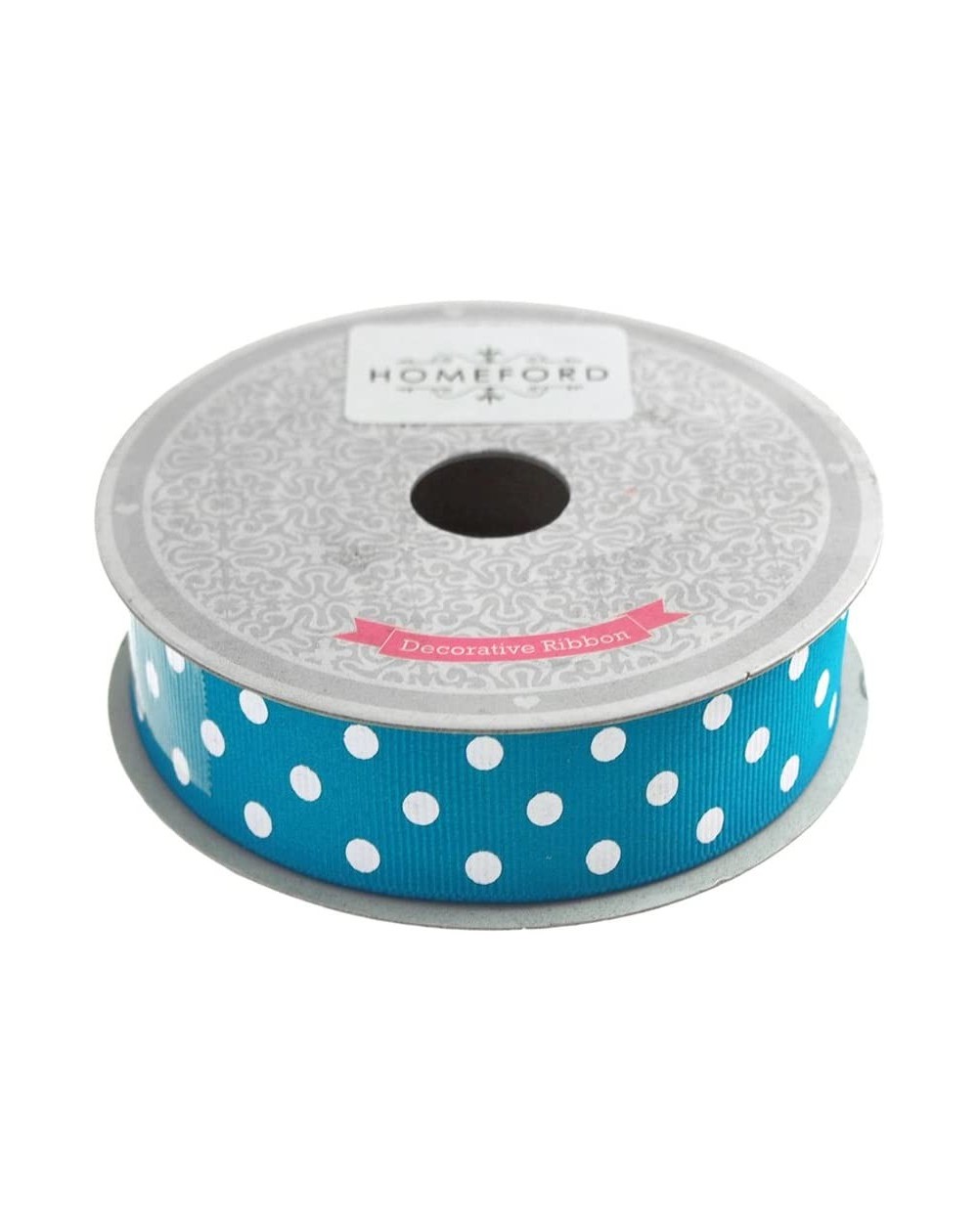 Bows & Ribbons Polka Dot Grosgrain Ribbon- 7/8-Inch- 10 Yards (Turquoise) - Turquoise - C4185Z9GH8N $7.78