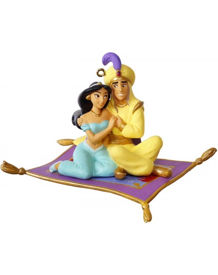 Ornaments Christmas Ornament 2019 Year Dated Disney Aladdin and Jasmine A Whole New World- Porcelain - CB18OEINDEE $67.00