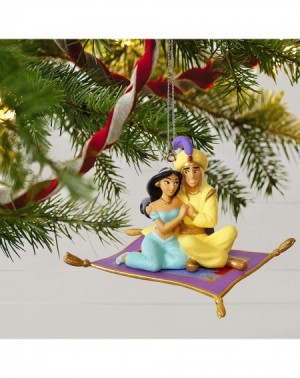 Ornaments Christmas Ornament 2019 Year Dated Disney Aladdin and Jasmine A Whole New World- Porcelain - CB18OEINDEE $23.60