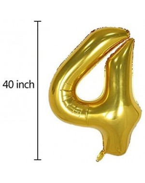 Balloons 40inch Gold Number 40 Balloon Party Festival Decorations Birthday Anniversary Jumbo foil Helium Balloons Party Suppl...