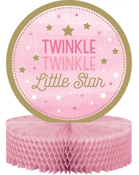 Party Packs Twinkle Twinkle Little Star Girl Themed Party Supplies Decorations - Bundle Includes Customizable Banner- Dangler...