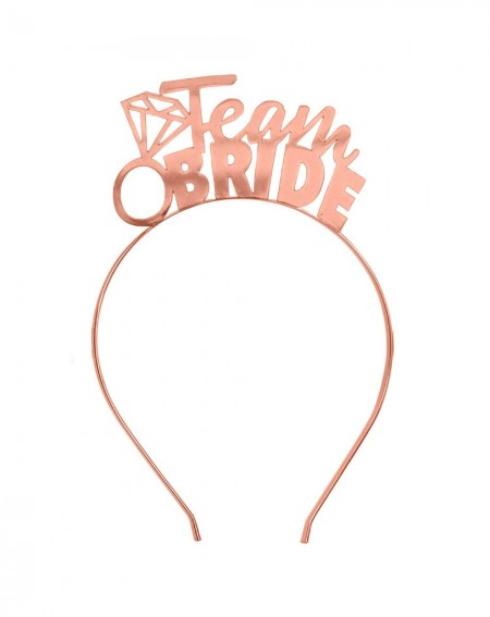Adult Novelty Bachelorette Tiara - Team Bride Rose Gold Headbands - SET OF 3 - Bachelorette Party Decorations- Bridal Shower ...