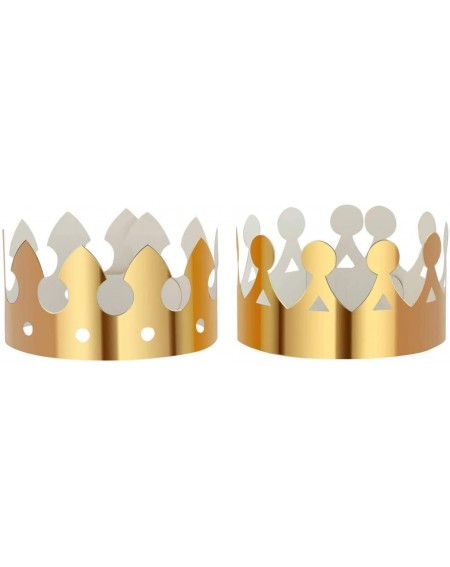 Party Hats Gold Paper Crown-Birthday Party Hats Cap- for Birthday Party Supplies-12Pcs - CX18EGY72KO $18.22
