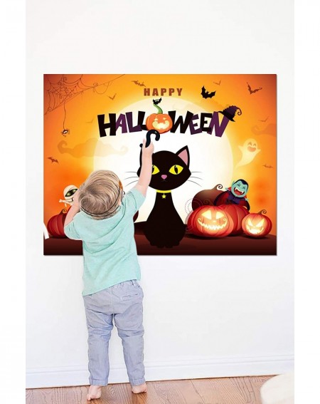 Party Favors Halloween Games for Kids Pin the tail on The Cat Games Halloween Party Games Activities Halloween Pin The Cat Ga...