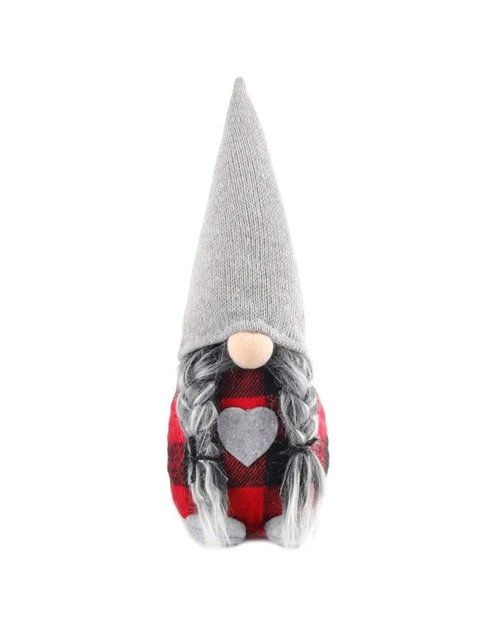 Ornaments Christmas Gnome Doll Ornament Plaid Swedish Tomte Christmas Elf Figurines Christmas Party Decoration Supplies Style...