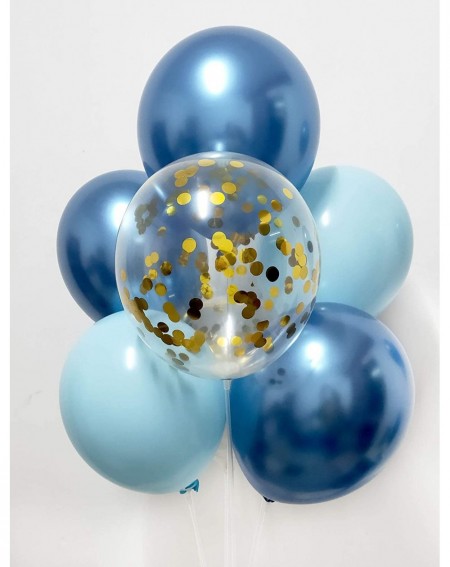 Balloons Balloons Metallic Party Balloons for Wedding Birthday Baby Shower Valentine's Day Decorations 50packs (Metallic Blue...