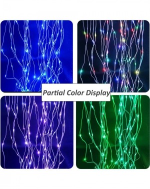 Indoor String Lights String Light Waterproof- 8 Modes for Outdoor Garden- Christmas Tree- Party (USB+RGB) - Usb+rgb - CO1908R...